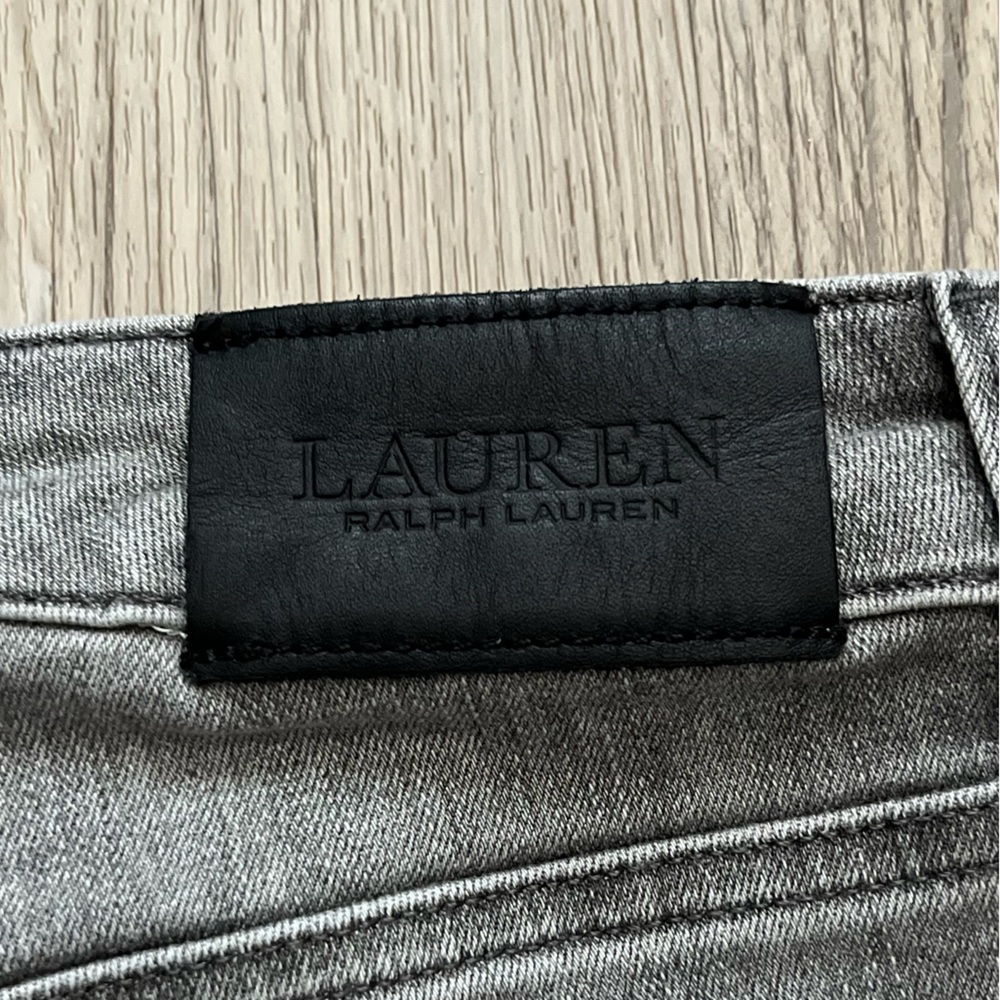 Ralph Lauren Light Gray Denim Jeans Size 6 - Picture 3 of 7